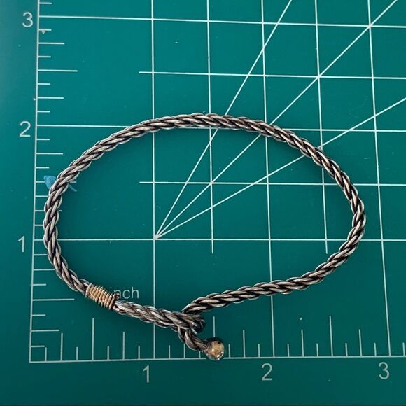 Vintage cable loop bracelet classic design - Picture 6 of 7